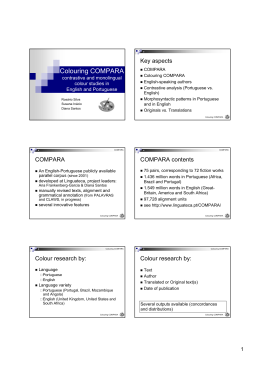 Slides - Linguateca