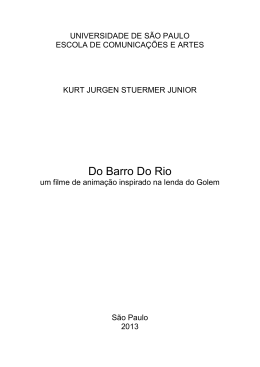 Do Barro Do Rio - Biblioteca Digital de Teses e Disserta&ccedil;&otilde;es da USP