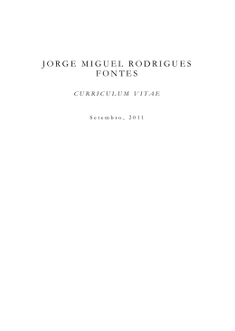 Jorge Fontes - Universidade dos A&ccedil;ores