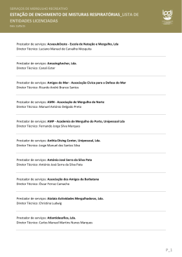esta&ccedil;&atilde;o de enchimento de misturas respirat&oacute;rias_lista de entidades