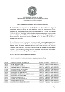 PROGRAMA DE Pos-GRADUAÇÃO EIvI
