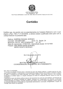 Certid&atilde;o