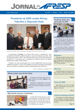 Presidente da ANS recebe Afresp, Febrafite e Deputado Dado