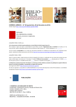 Vers&atilde;o completa - Ordem dos Advogados