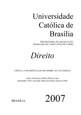 Francisco Gilson Moura Lima - Universidade Católica de Brasília