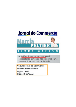 2012.11.28 Jornal do Commercio - Marcia Peltier