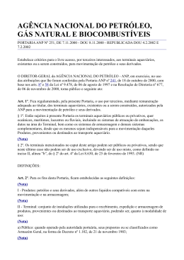 ag&ecirc;ncia nacional do petr&oacute;leo, g&aacute;s natural e biocombust&iacute;veis