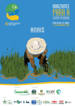 Anais da XII Confer&ecirc;ncia Internacional do Arroz 2015