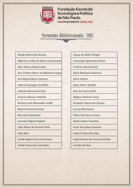 Formandos Biblioteconomia - 1983