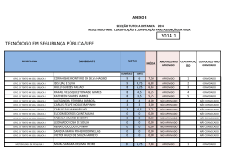 TECN&Oacute;LOGO EM SEGURAN&Ccedil;A P&Uacute;BLICA/UFF