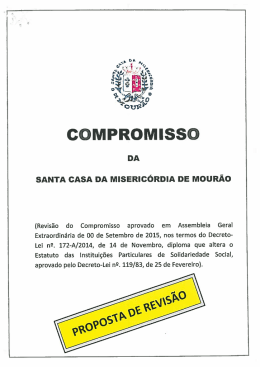 COMPROMISSO - A Santa Casa