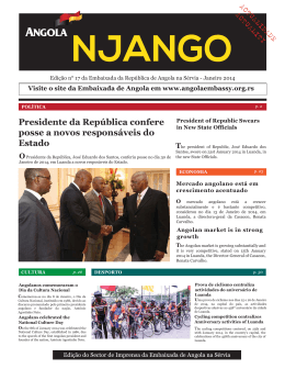 Angola - Embassy of the Republic of Angola