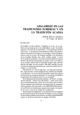 gilgamesh en las tradiciones sumerias y en la tradici&oacute;n acadia