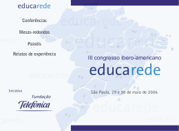 Leia publica&ccedil;&atilde;o virtual do III Congresso EducaRede realizado