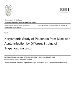 Karyometric Study of Placentas from Mice with Acute Infection by