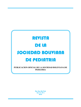 2012, Volumen 51, Nº3 - Laboratorios Bagó de Bolivia