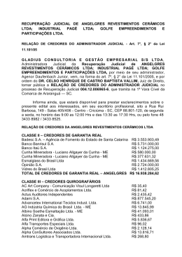 industrial pag&Eacute; ltda - Gladius Consultoria