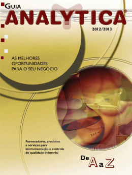 Guia 2012 / 2013 - Revista Analytica