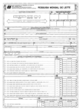 I &deg; DE PESQUISA MENSAL DE LEITE 1 e
