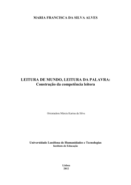 Dissertação Maria Francisca da Silva Alves