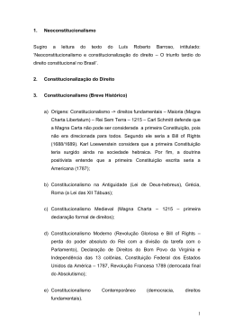 1 1. Neoconstitucionalismo Sugiro a leitura do texto do Lu&iacute;s Roberto