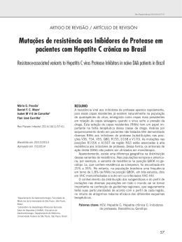 Mutações de resistência aos Inibidores de Protease em pacientes