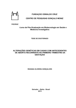 Rozana Oliveira Gon&ccedil;alves. Altera&ccedil;&otilde;es... 2013 - Arca
