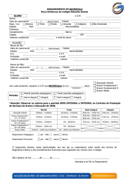 Formul&aacute;rio Vers&atilde;o PDF - Col&eacute;gio Eduardo Gomes