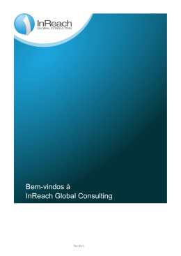 Bem-vindos à InReach Global Consulting