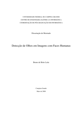 Detec&ccedil;&atilde;o de Olhos em Imagens com Faces Humanas
