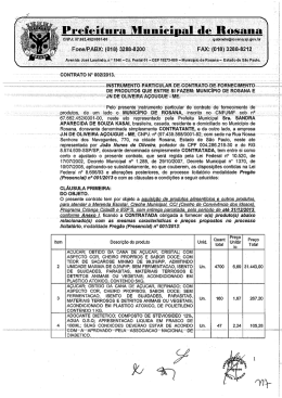 002/2013 - Prefeitura Municipal de Rosana