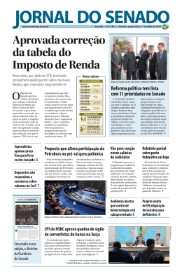 Aprovada corre&ccedil;&atilde;o da tabela do Imposto de Renda