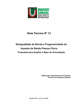 Nota Técnica N 13 - Delegacia Sindical de São Paulo