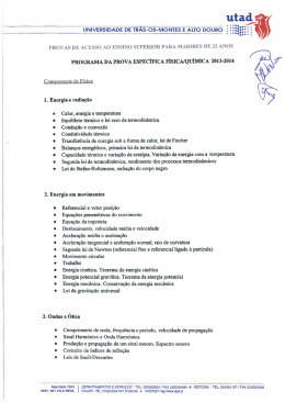 F&iacute;sica e Qu&iacute;mica