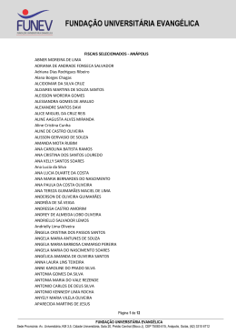 Fiscais selecionados