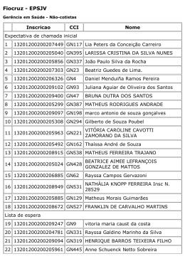 Resultado final - Ger&ecirc;ncia de Sa&uacute;de (N&atilde;o Cotistas)