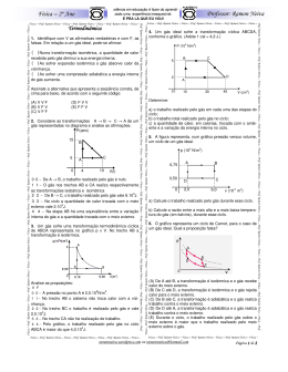 acadêmico – 2º ano – física – lista de termodinâmica
