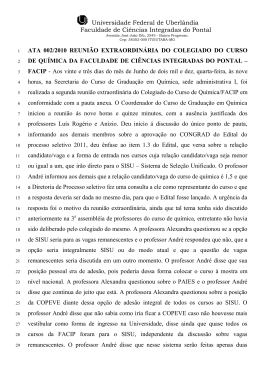 licenciatura n&atilde;o houve