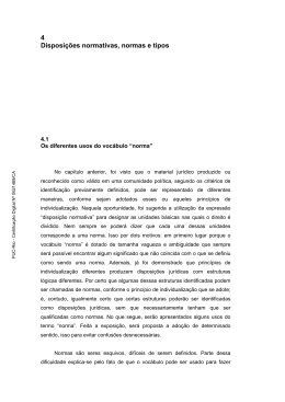 4 Disposi&ccedil;&otilde;es normativas, normas e tipos - Maxwell - PUC-Rio