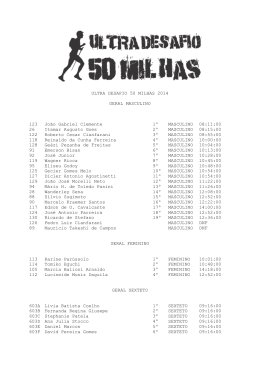 2014 - Ultra Runner Eventos