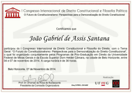 João Gabriel de Assis Santana - II Congresso Internacional de