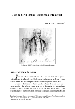 José da Silva Lisboa - estadista e intelectual*