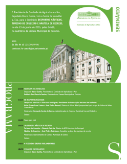 Programa/Convite - C&acirc;mara Municipal de Peniche