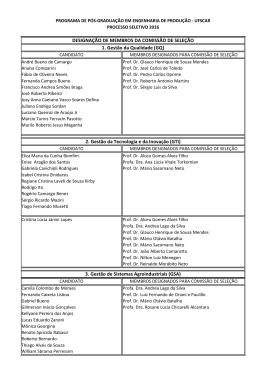 inscri&ccedil;&otilde;es deferidas - PPGEP &ndash; Programa de P&oacute;s