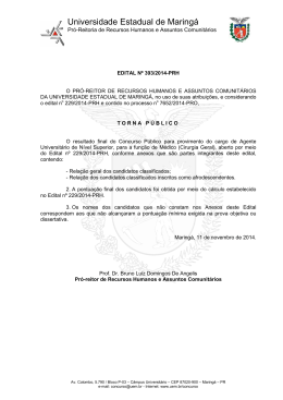 Edital 393/2014-PRH - DRH - Diretoria de Recursos Humanos