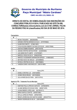 errata da h0m0l0gaca0 das inscric0es 29/05/2014
