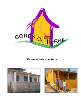 Fazendo tinta com terra