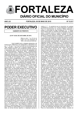 Lei n&ordm; 10.340 - Prefeitura Municipal de Fortaleza