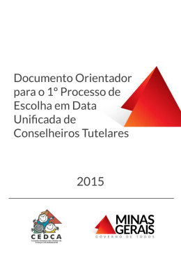 Processo de Escolha dos Conselheiros Tutelares