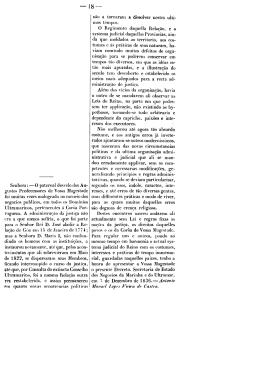 Decreto 7 Dezembro de 1836, organiza a justi&ccedil;a para a &Iacute;ndia e